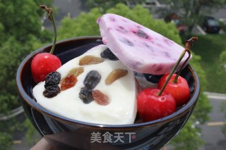 炒酸奶（蓝莓酱及葡萄干）的做法步骤：7