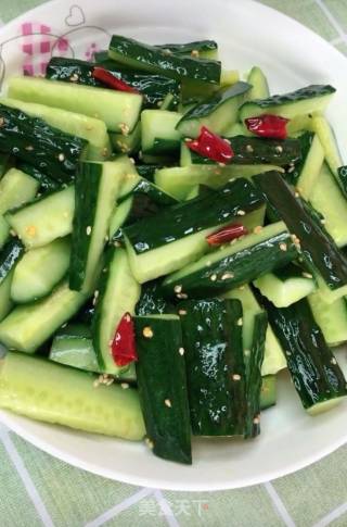 爽脆黄瓜条的做法步骤：7