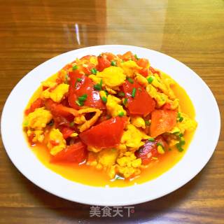 番茄炒鸡蛋的做法步骤：12
