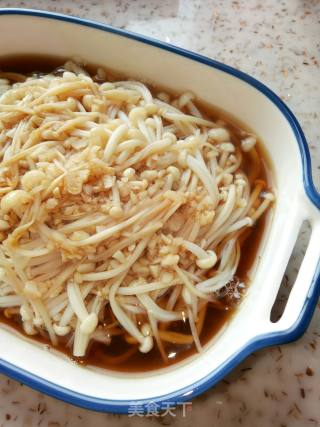 蒸菜＃冬瓜蒸金针菇的做法步骤：9