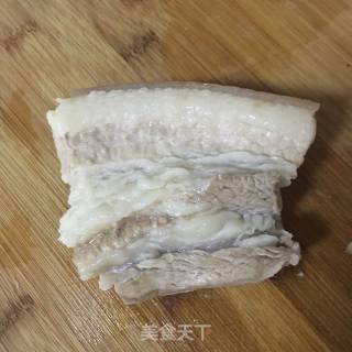 莴笋回锅肉的做法步骤：1