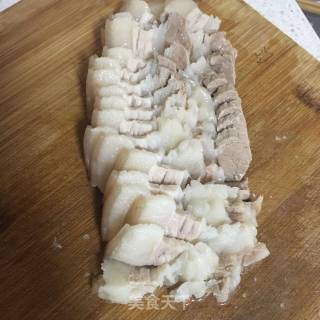 莴笋回锅肉的做法步骤：2