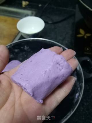 紫薯糯米粿的做法步骤：7