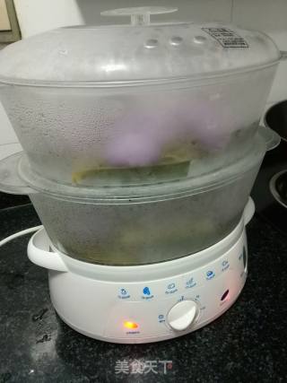 紫薯糯米粿的做法步骤：14