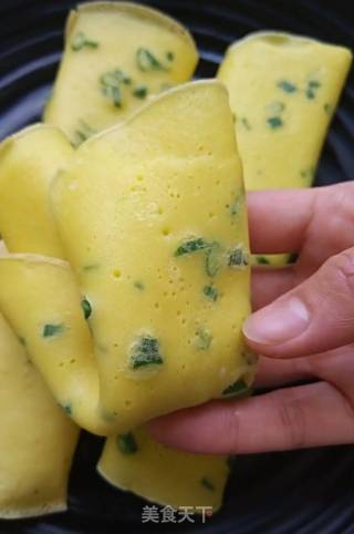 葱花鸡蛋饼的做法步骤：10