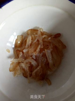 娃娃菜拌海蜇的做法步骤：3
