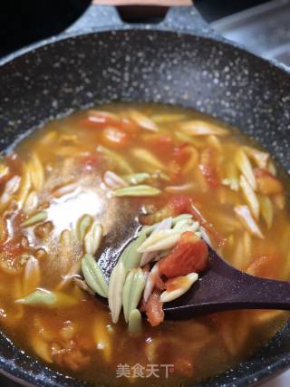 番茄鸡蛋三色面鱼儿的做法步骤：9