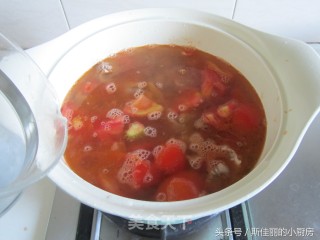 番茄玉米牛肉汤的做法步骤：6