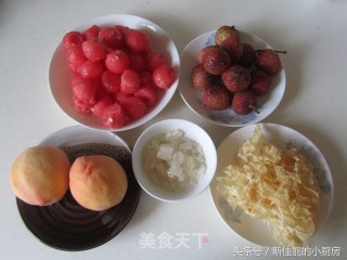 什锦水果银耳汤的做法步骤：1