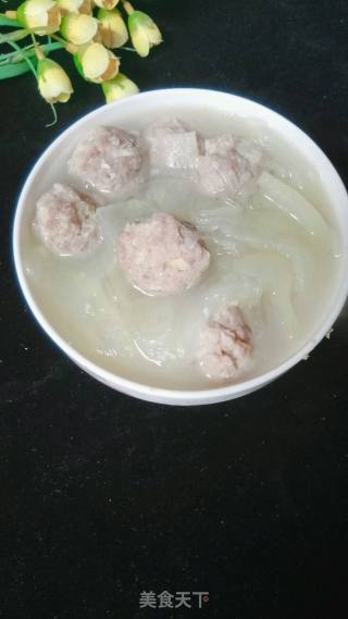 冬瓜丸子汤的做法步骤：8