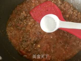 番茄牛肉意面酱的做法步骤：16