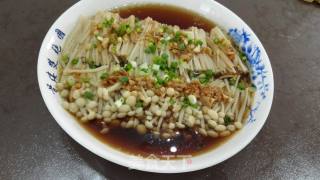 蒜蓉蒸金针菇的做法步骤：10
