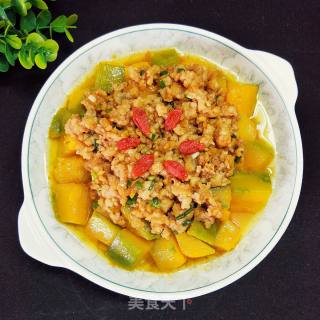 肉末南瓜的做法步骤：7
