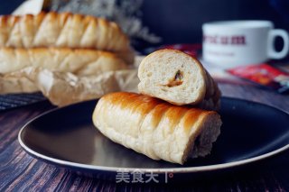 咖啡肉松面包卷的做法步骤：10