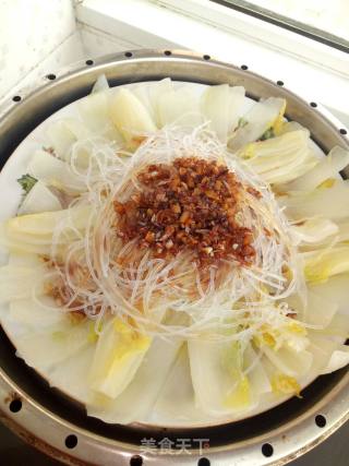 蒸菜：蒜蓉粉丝娃娃菜的做法步骤：9