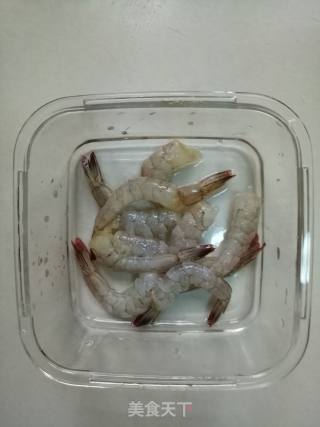 日本豆腐蒸虾仁的做法步骤：1