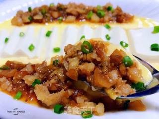 榨菜肉酱蒸福蛋羹#蒸菜#的做法步骤：13