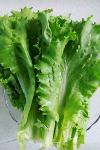 蒜香蚝油生菜的做法步骤：1