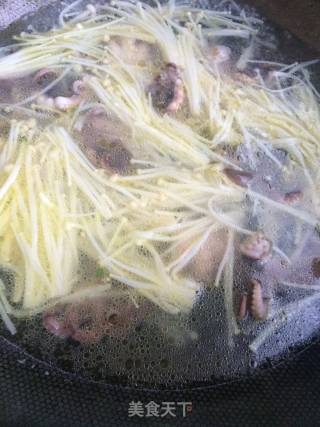 梅花章鱼丝瓜汤的做法步骤：4