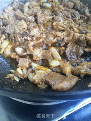 葱爆牛肉的做法步骤：5