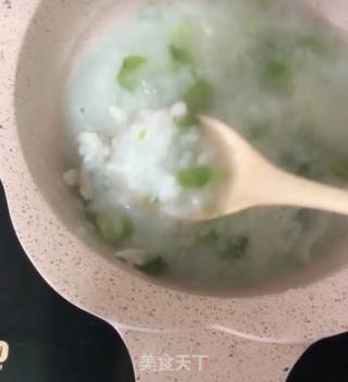青菜肉丝粥的做法步骤：7