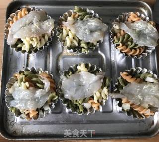 焗蔬菜螺旋意面的做法步骤：21