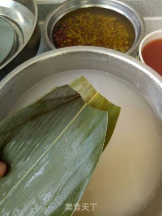 花生杂豆粽子的做法步骤：2