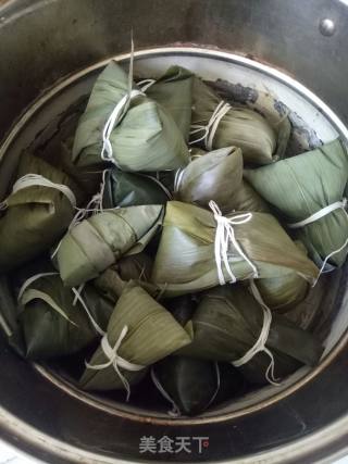 花生杂豆粽子的做法步骤：4