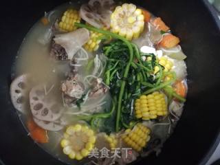 焚忧排骨汤的做法步骤：4