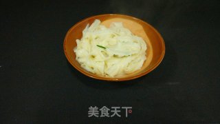 "面条"油泼面—翻滚的精彩的做法步骤：6
