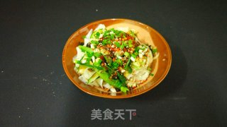 "面条"油泼面—翻滚的精彩的做法步骤：10