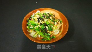"面条"油泼面—翻滚的精彩的做法步骤：12