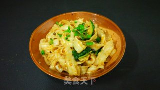 "面条"油泼面—翻滚的精彩的做法步骤：13