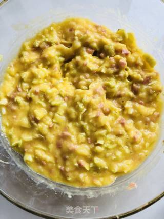 土豆白菜蛋饼的做法步骤：7
