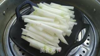 肉末蒸冬瓜条的做法步骤：4
