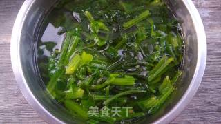 菠菜拌凉粉的做法步骤：5