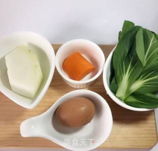 蔬菜鸡蛋汤的做法步骤：1