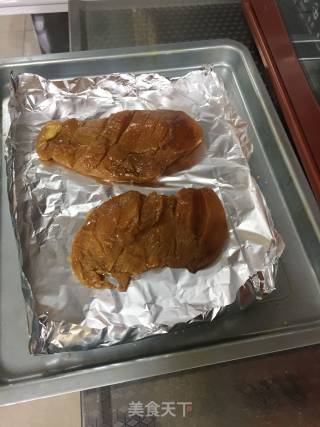 烤鸡胸肉的做法步骤：5