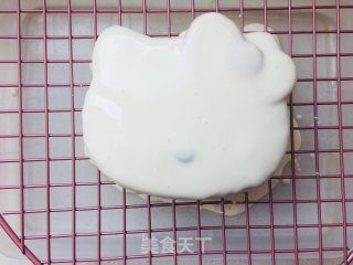 KITTY柠檬海绵（镜面淋面）的做法步骤：20