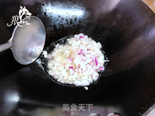 芦笋虾仁火腿丁的做法步骤：5