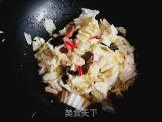 白菜熬馍的做法步骤：9