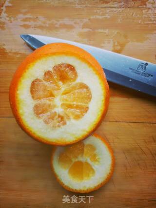 蒸菜＃盐蒸橙子的做法步骤：3