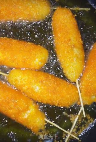 土豆脆皮肠的做法步骤：10