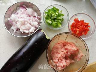 肉末蒸茄子的做法步骤：1