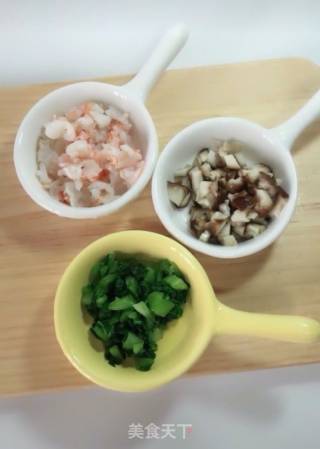 五彩鲜味粥的做法步骤：2