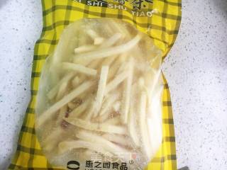 炸薯条的做法步骤：1