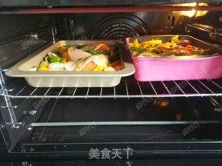时蔬烤鸡腿的做法步骤：8