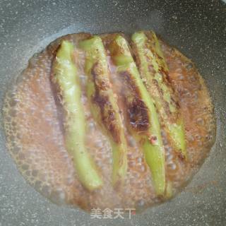 虎皮尖椒酿肉的做法步骤：9
