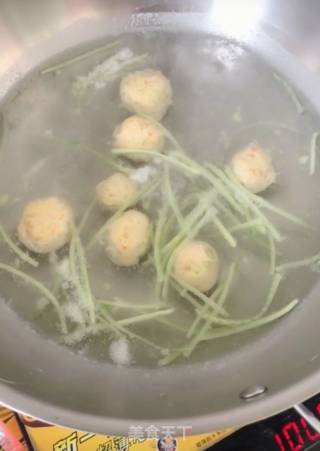 黄瓜丸子汤的做法步骤：10
