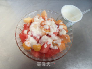 酸奶酪水果沙拉的做法步骤：6